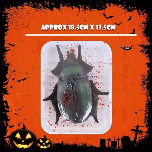 VFM e-Store Black Plastic Halloween Insect Decoration for Adults, 18.5 cm – 4