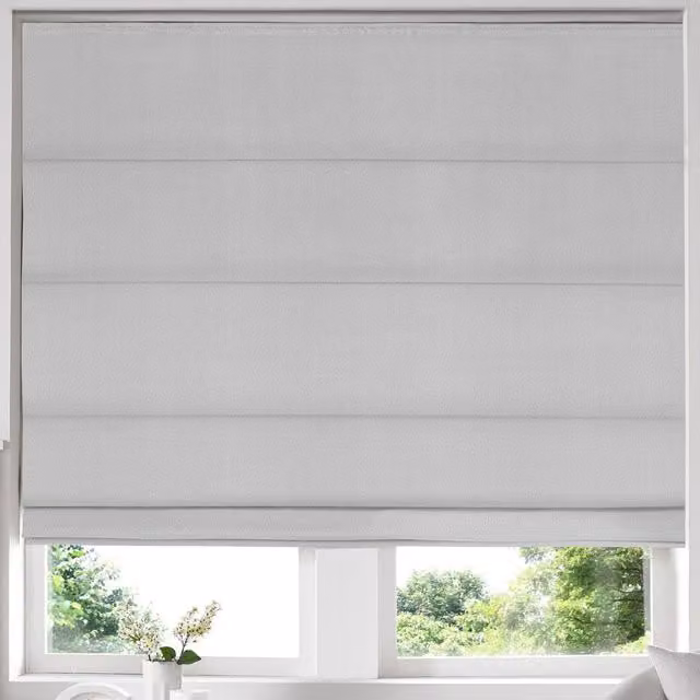 Terrys Texas Made to Measure Blackout Roman Blind in Champagne