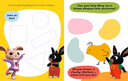 Bing’s Wipe Clean Activity Book by HarperCollins Children’s Books, Multicolour – 3