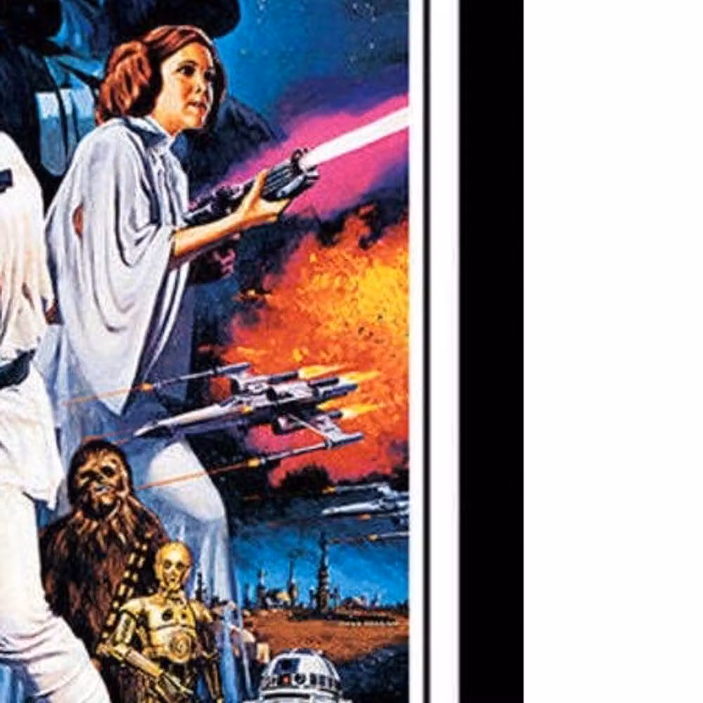 Star Wars Multicolour Graphic Canvas Print in Blue – 2