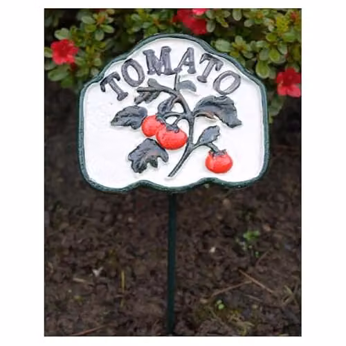 Gifts Direct 2 U Metal Tomato Vegetable Garden Marker Sign in Multicolour – 1