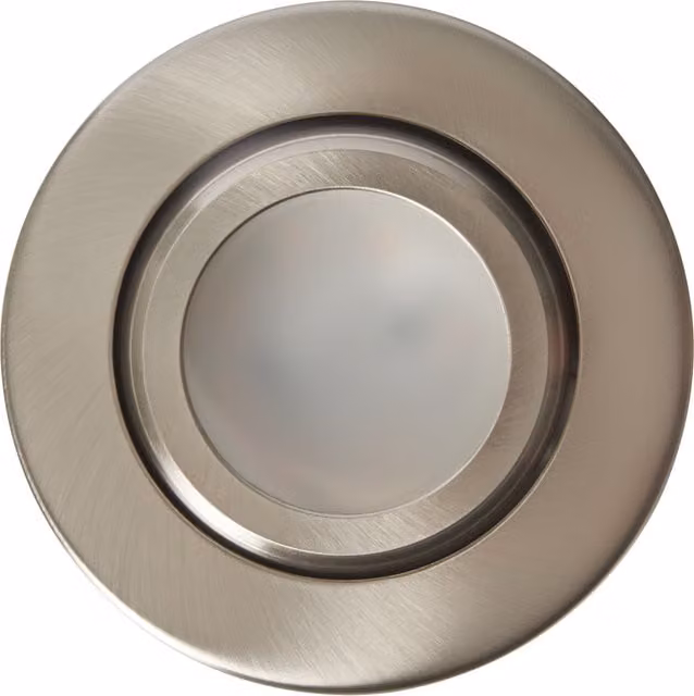 Litecraft Marlowe Round IP65 Recessed Tiltable Downlight in Silver