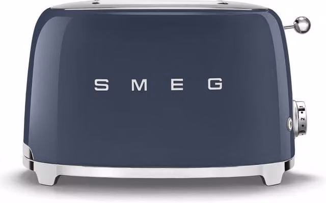 Smeg 50s Style 2 Slice Toaster in Gloss Blue