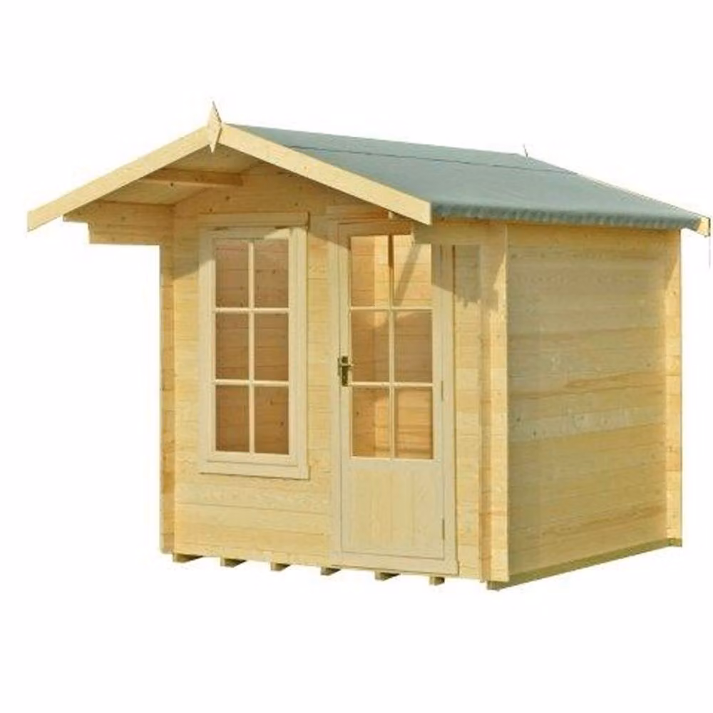 Shires Crinan Log Cabin Garden Room and Home Office in Beige – 2
