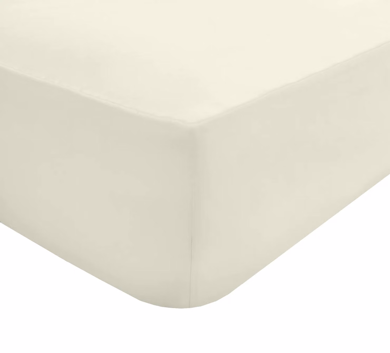 Smart Living Luxury 100% Cotton Single Fitted Sheet in Beige, Depth: 35 cm, W/D/H: 90 x 200 x 35 cm – 2