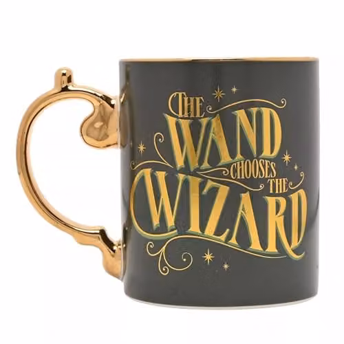 Widdop and Co Harry Potter Ollivanders Ceramic Mug in Green and Gold – 2