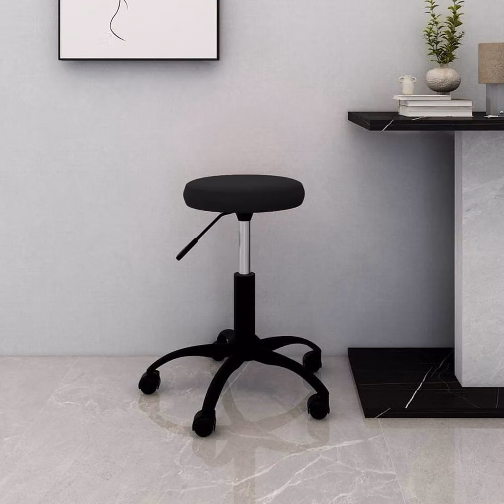 Berkfield Home Office Swivel Task Chair in Black Velvet – 2