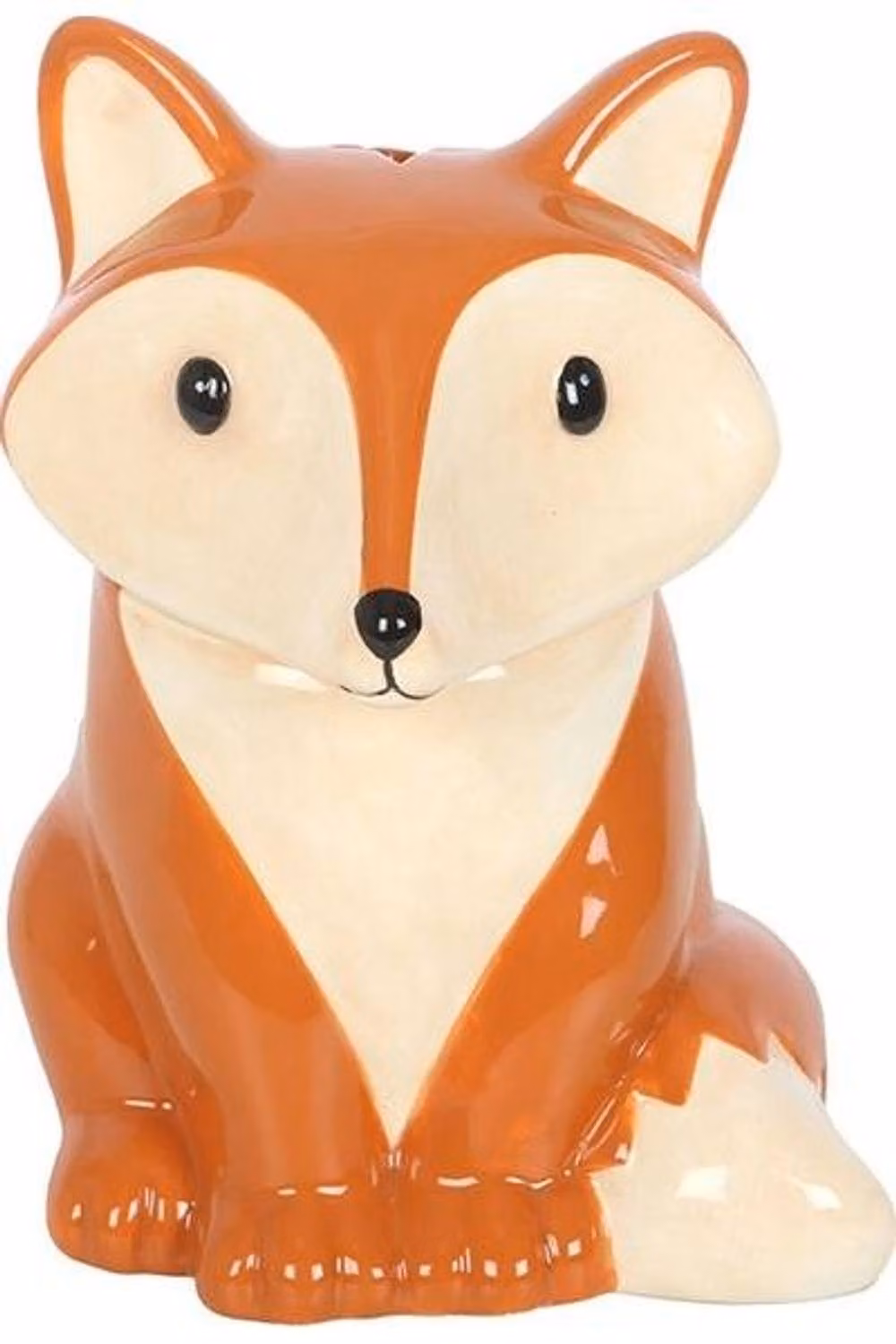 KDMD Fox Ceramic Oil Burner and Wax Warmer in Orange and Multicolour – 2