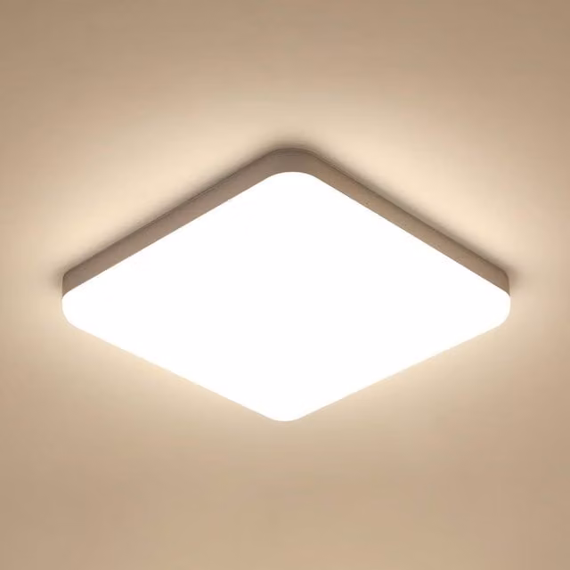 COMELY White Square LED Ceiling Light, 32W, 3240LM, 4500K – 1