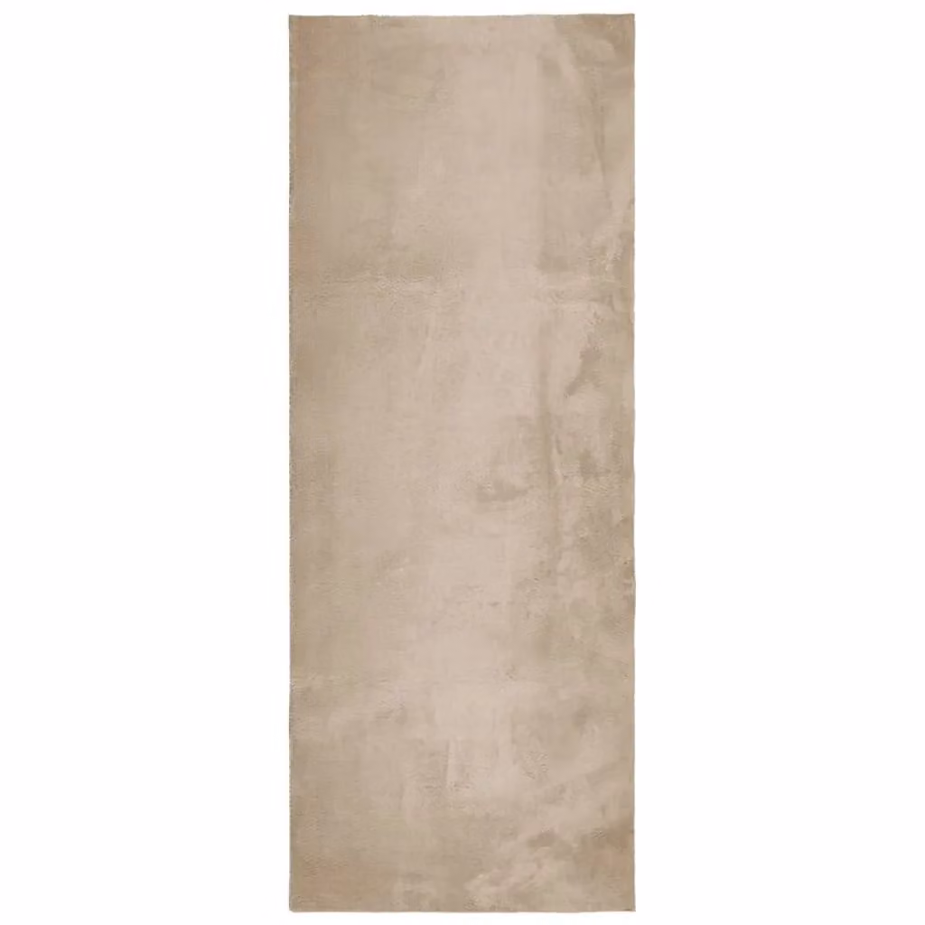 Berkfield Home HUARTE Short Pile Washable Soft Rug in Sand and Brown, W: 80 cm, L: 200 cm – 1