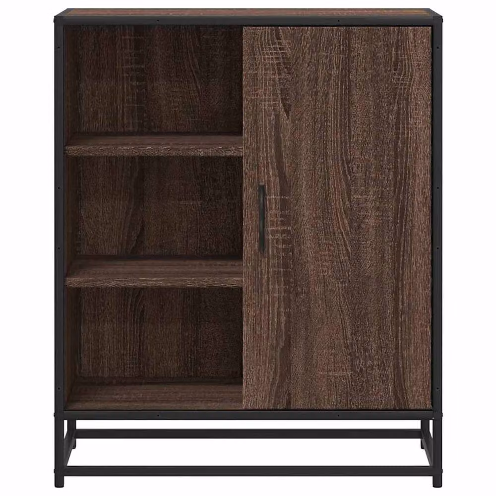 Berkfield Home Industrial Sideboard in Brown Oak, W/D/H: 62 x 35 x 76 cm – 4