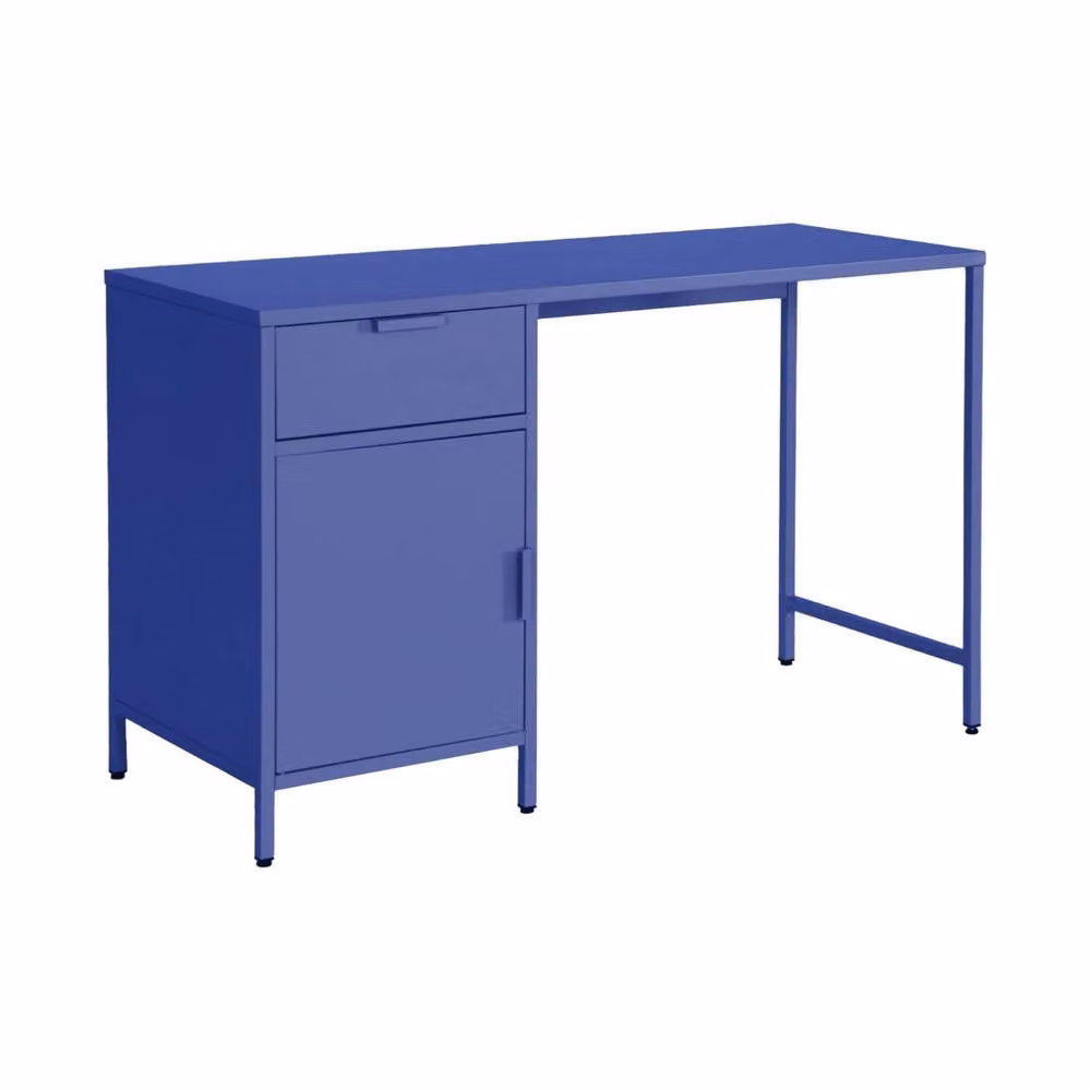 sweeek Laminated Steel Childrens Desk with 1 Drawer, Blue, W/D/H: 120 x 50 x 75 cm – 2