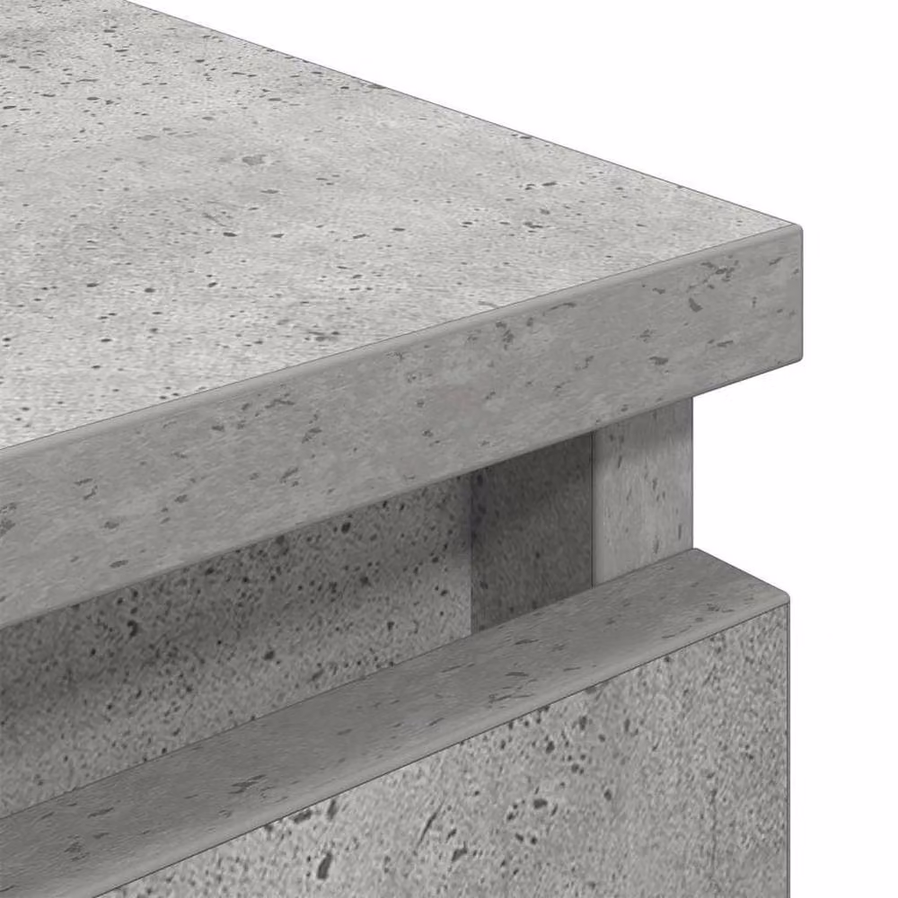 Berkfield Home Modern TV Cabinet in Concrete Grey, W/D/H: 60 x 35 x 54 cm – 3