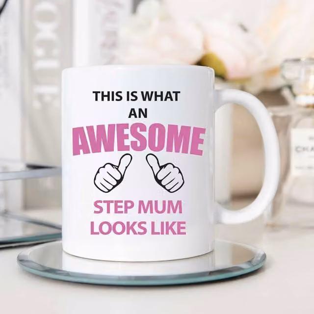 60 Second Makeover Limited This Is What An Awesome Step Mum Looks Like Ceramic Mug in White