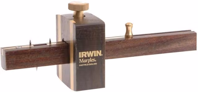 Irwin Marples M2153 Mortice and Marking Gauge in Brown and Multicolour with Brass Details