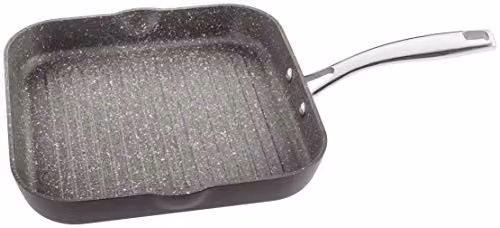 Stellar Rocktanium Grey Non-Stick Grill Pan, 26 cm, Oven and Dishwasher Safe, Induction Ready – 1