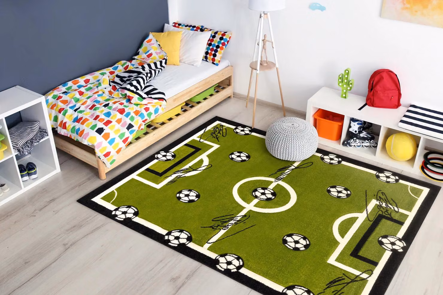 RugsX Boisko Rug in Green, W: 160 cm, L: 220 cm – 4