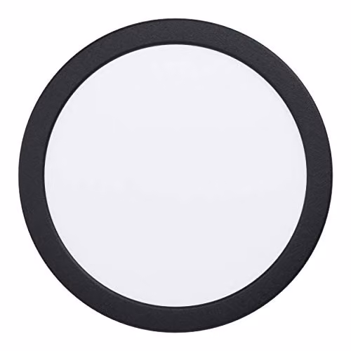 Loops Black Recessed LED Wall and Ceiling Flush Downlight 16.5W