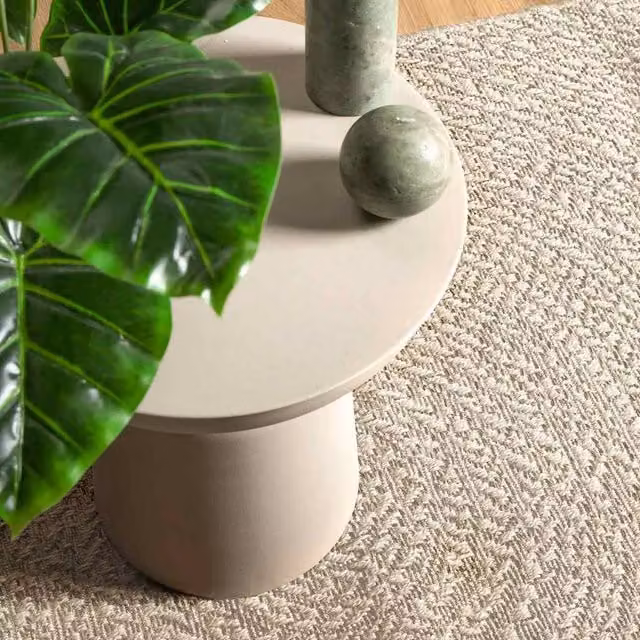 Berkfield Home ZIZUR Rug in Beige Jute Look for Indoor and Outdoor Use, W/D/H: 80 x 250 cm – 1