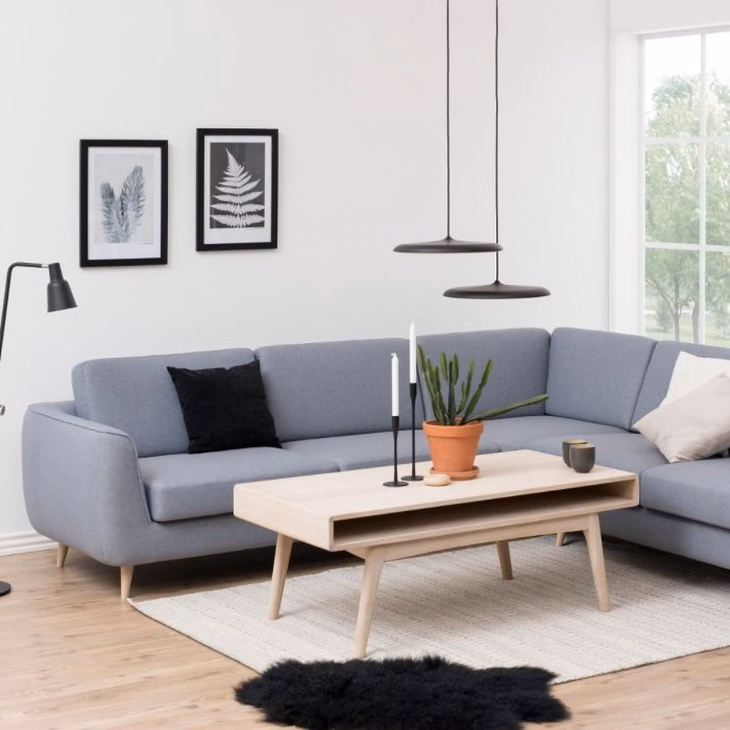 Chilli Seating Marte Coffee Table with Open Shelf in Brown and White Oiled Oak – 2