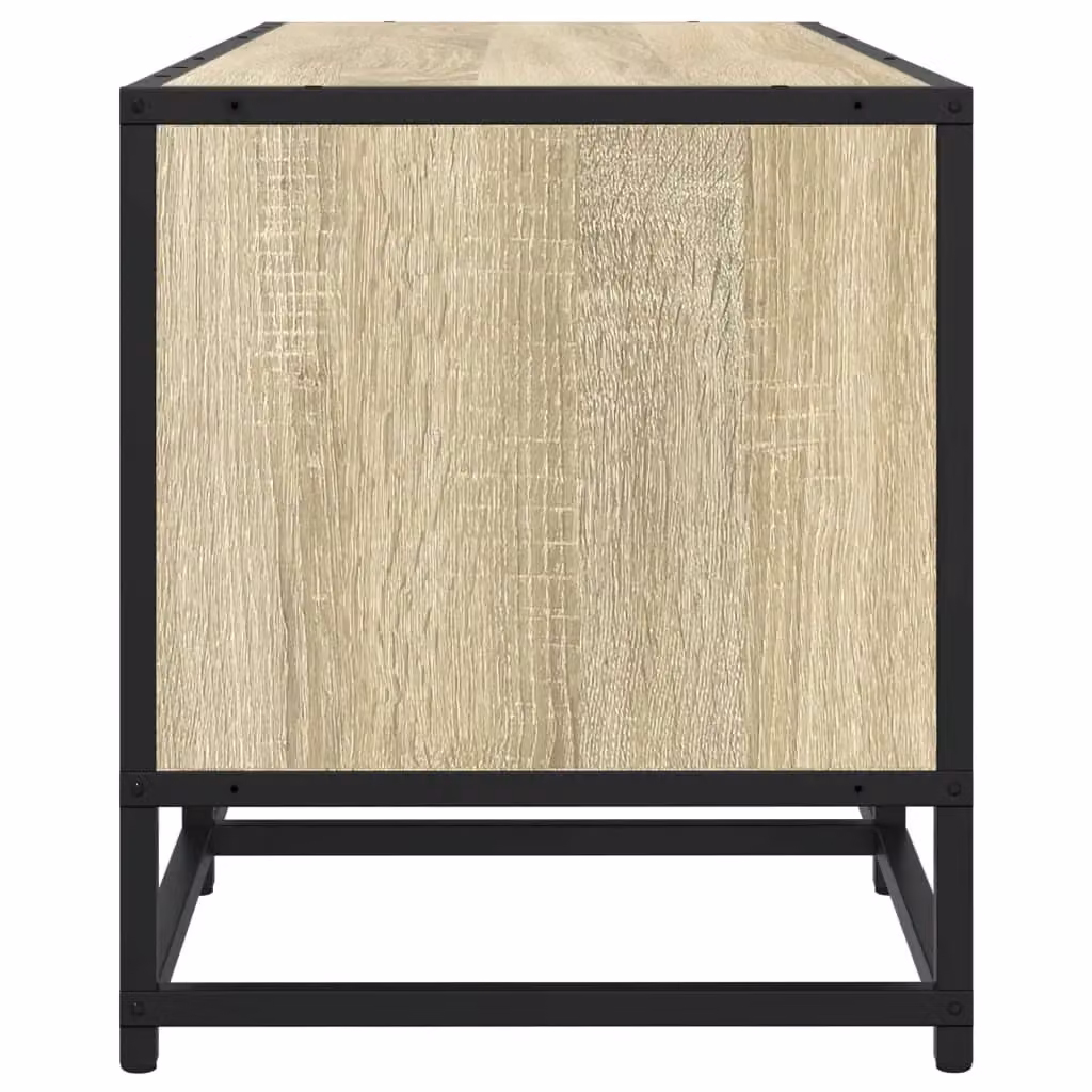 Berkfield Home Industrial TV Cabinet in Sonoma Oak Brown, W/D/H: 180 x 41 x 41 cm – 4