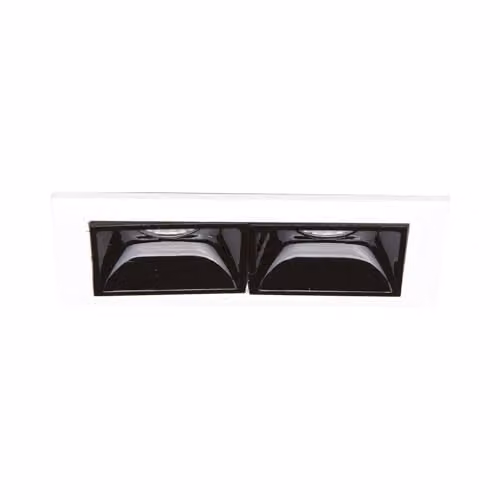 Netlighting Lika Twin Single Recessed Downlight, Black, 6W, 4000K