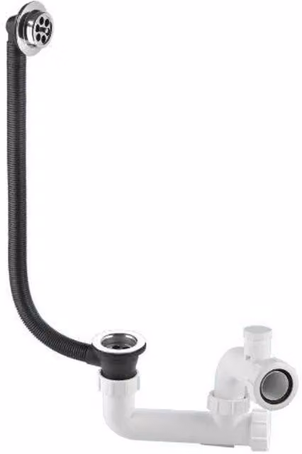 McAlpine 1½" x 60mm Anti-Syphon Bath Trap C-BATH4V Grey