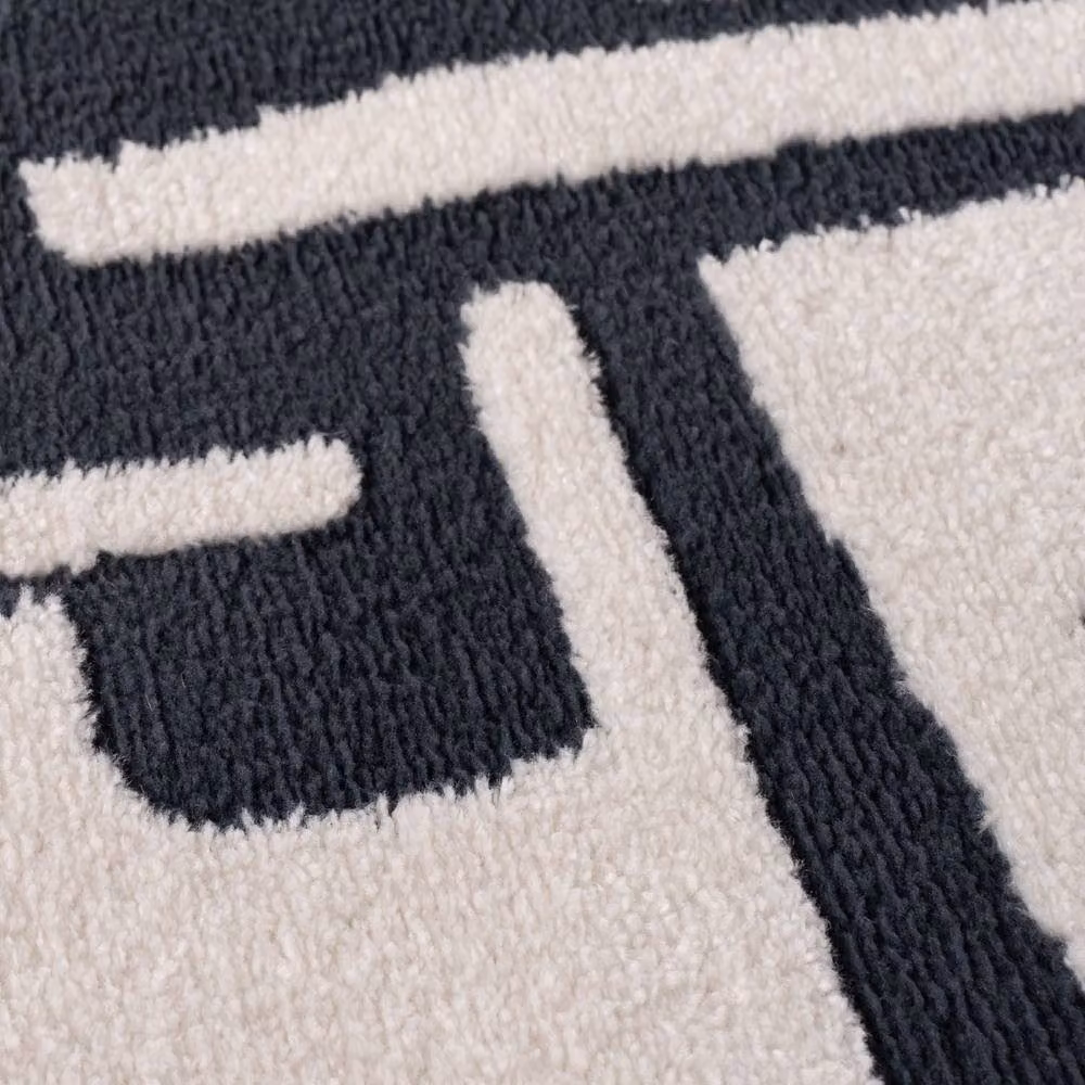 THE RUGS Loft Abstract Soft Pile Area Rug, Navy Blue and Multicolour, W: 160 cm, D: 230 cm – 4