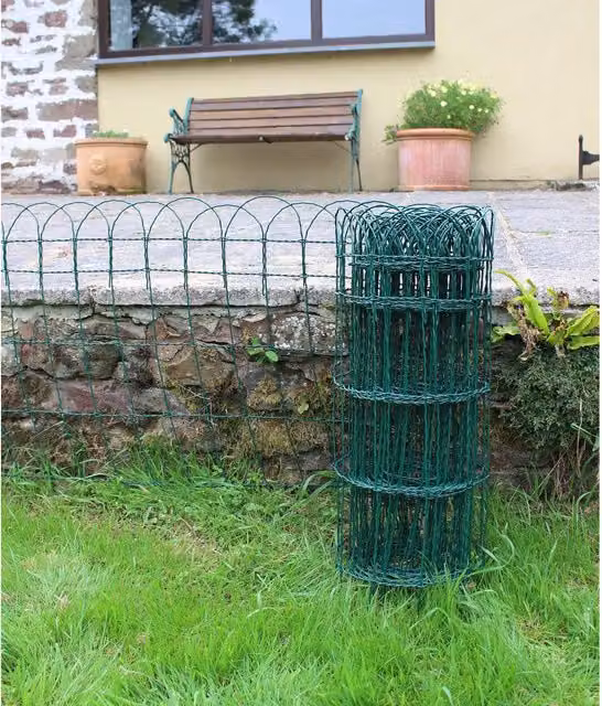 Actiasgear Green PVC and Steel Garden Border Fence – 1