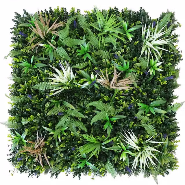 True Products Green Artificial Hedge Wall Panel for Wedding Decor