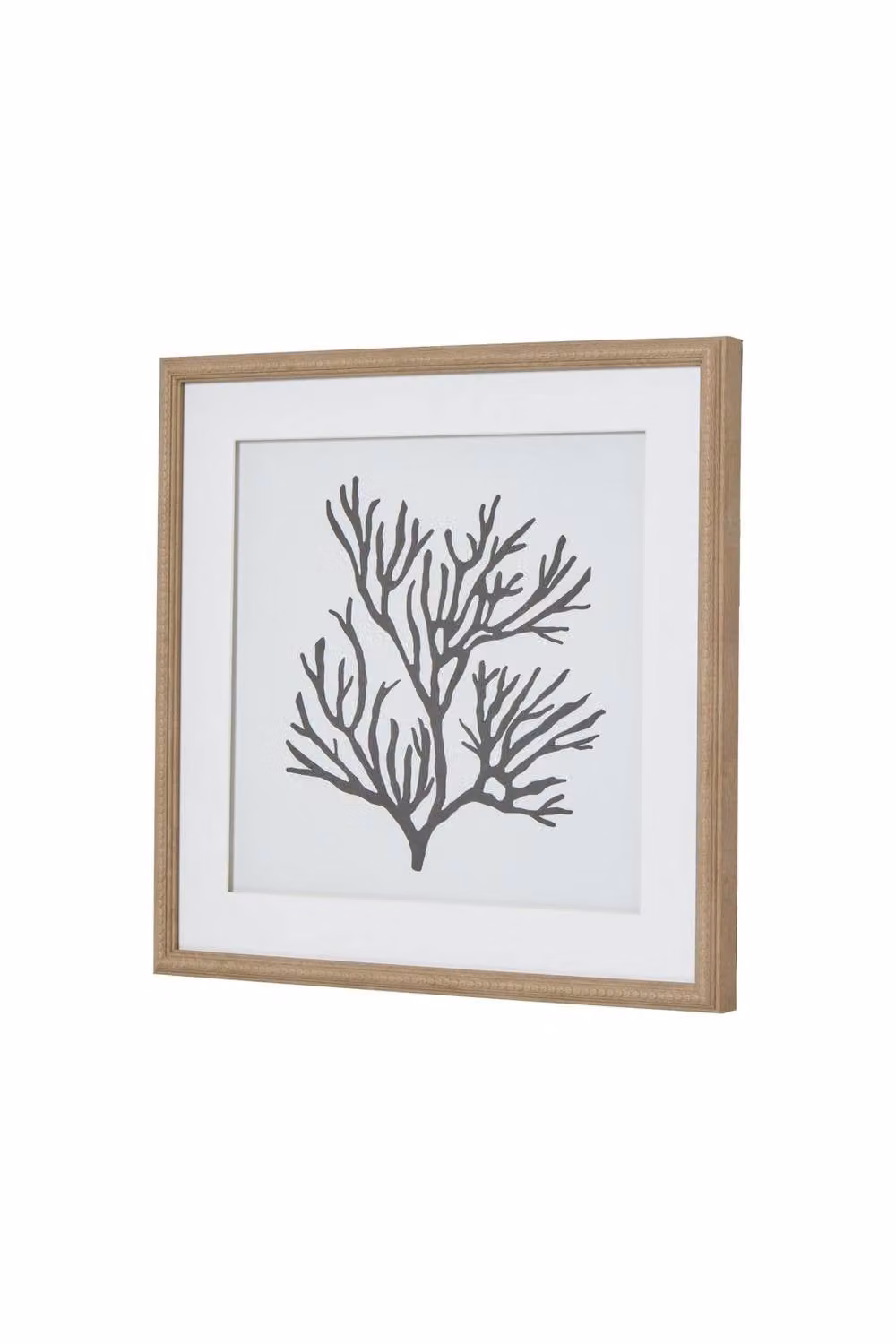 KDMD Reef Coral Art in Beaded Frame, Brown Modern Botanical Wall Decor – 2