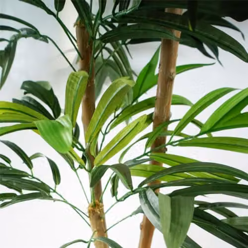 Leaf Design UK 140cm UV Resistant Artificial Mango Tree in Green – 4
