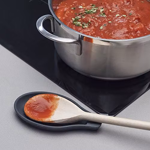 Zeal Silicone Oval Spoon Rest in Grey – 3
