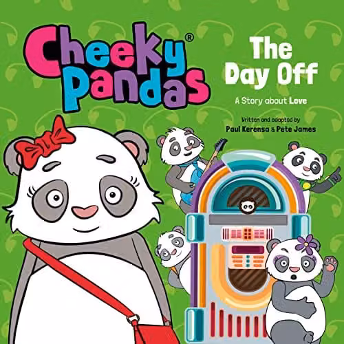 Cheeky Pandas: The Day Off: A Story about Love by Candle Books, Multicolour Paper Book