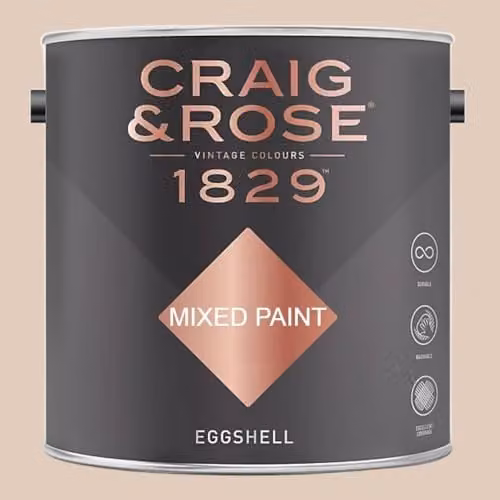 Craig & Rose 1829 Paint Stop Eggshell Dried Plaster Paint, 2.5 l