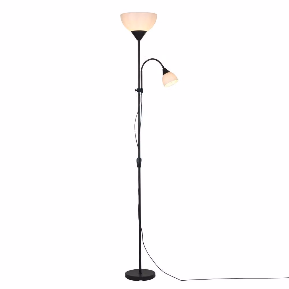 Lighting Collection Black Mother & Child Adjustable Floor Lamp – 2