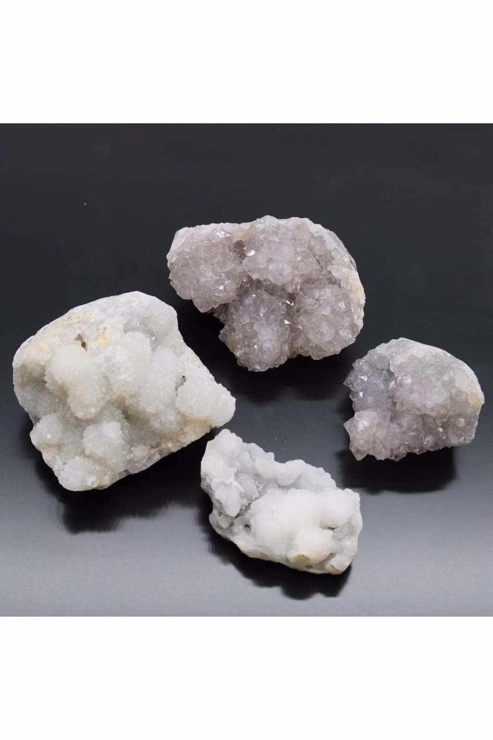 KDMD White Finger Quartz Rare Mineral Specimens, 1kg Pack – 2