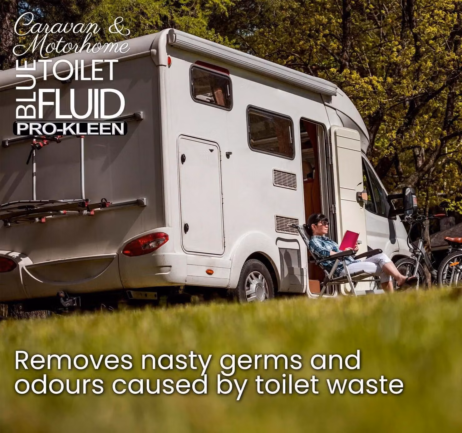 ProKleen Blue Toilet Chemical Fluid Cleaner for Caravan and Motorhomes, 2L – 5