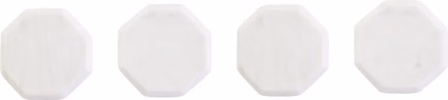 Orsina Set of Four White Marble Octagonal Coasters