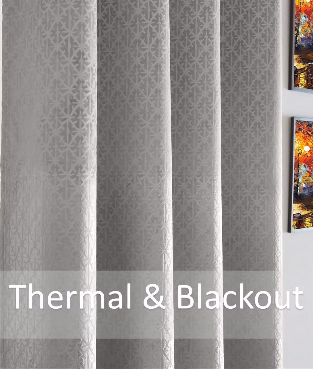 Luxury Living Temple Velvet Blackout Eyelet Curtains in Silver, Width: 229 cm, Drop: 229 cm – 2