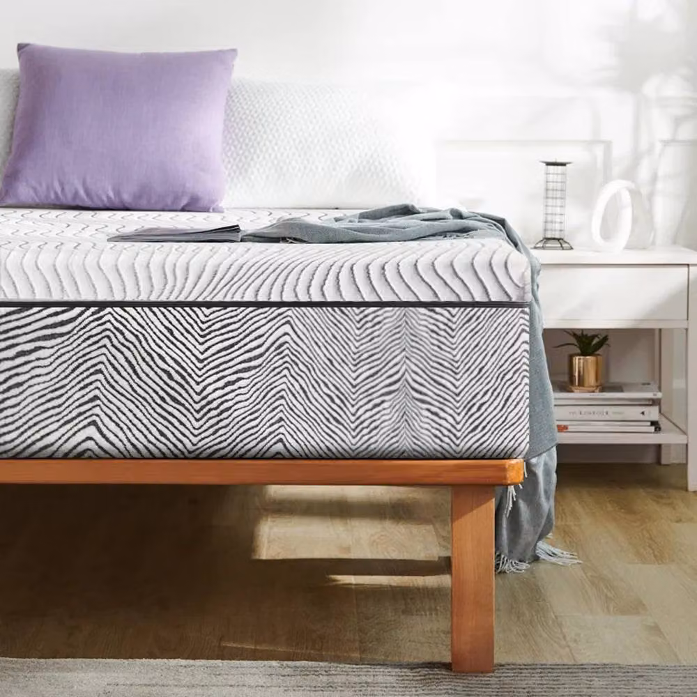 Rolipo Single Memory Foam Mattress, White, W/D/H: 90 x 190 x 20 cm – 2