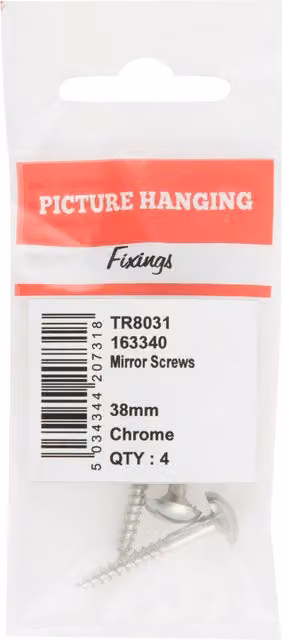 Hiatt Chrome Mirror Screws