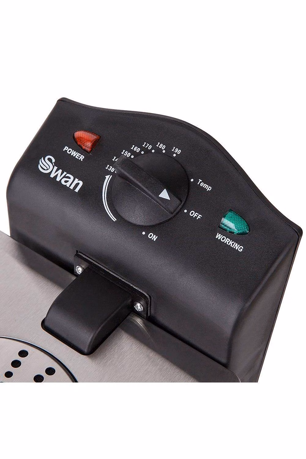 Swan 3 Litre Stainless Steel Deep Fat Fryer in Silver with Oil Cold Zone and Auto Shut-off – 2