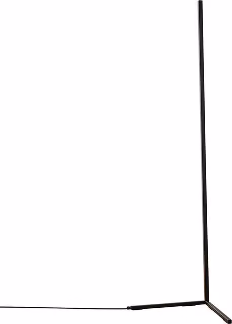 ValueLights Modern 25W LED Tri-Bar Corner Floor Lamp in Black with Warm White Light