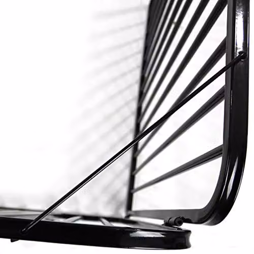 Actiasgear Heavy Duty Black Steel Enamel Safety Fire Guard, Wall Mounted, W: 91 cm, H: 71 cm, D: 10.57 cm – 6