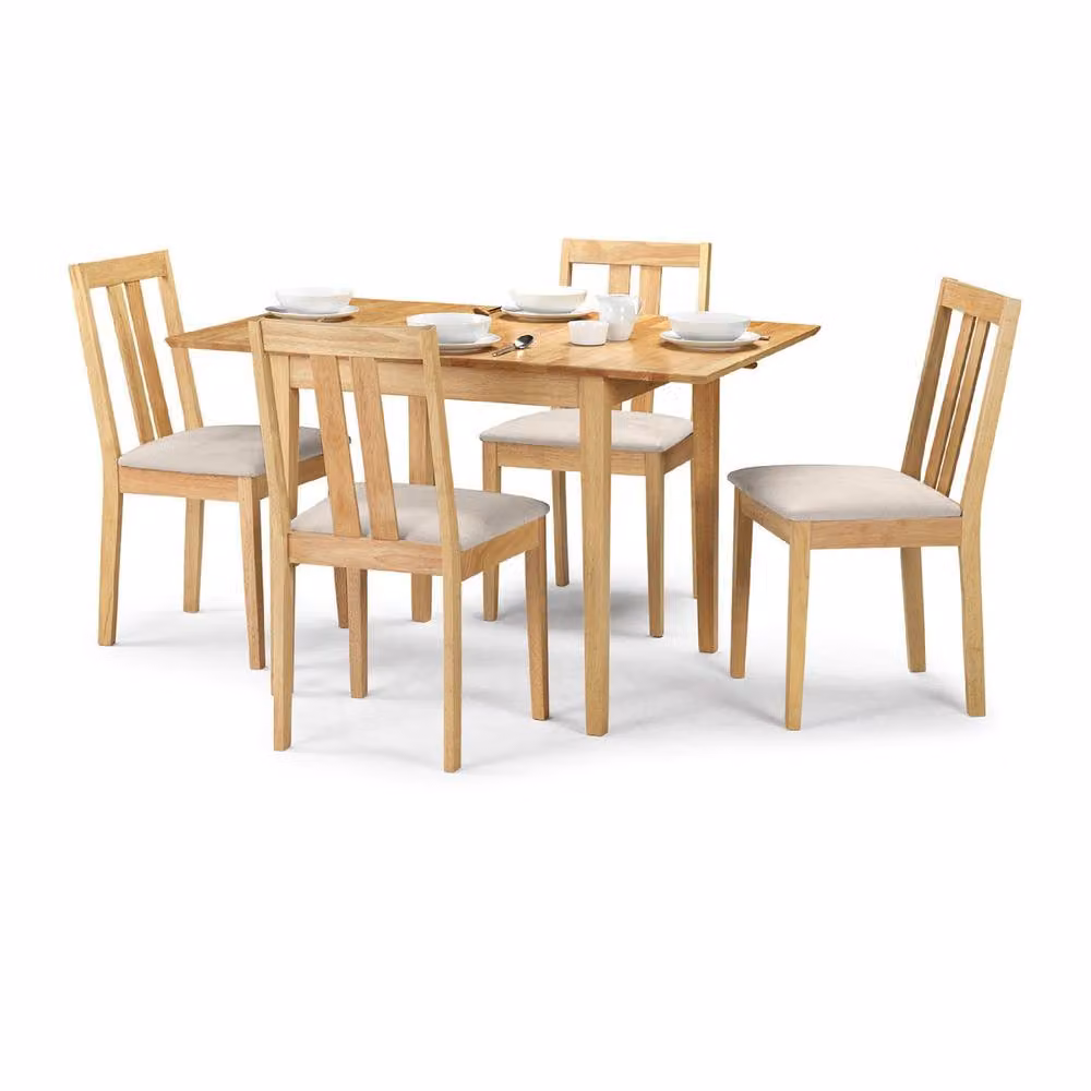 Cheshire Premium Rufford Extendable Rectangular Dining Table in Brown Wood, Width: 120 cm – 2