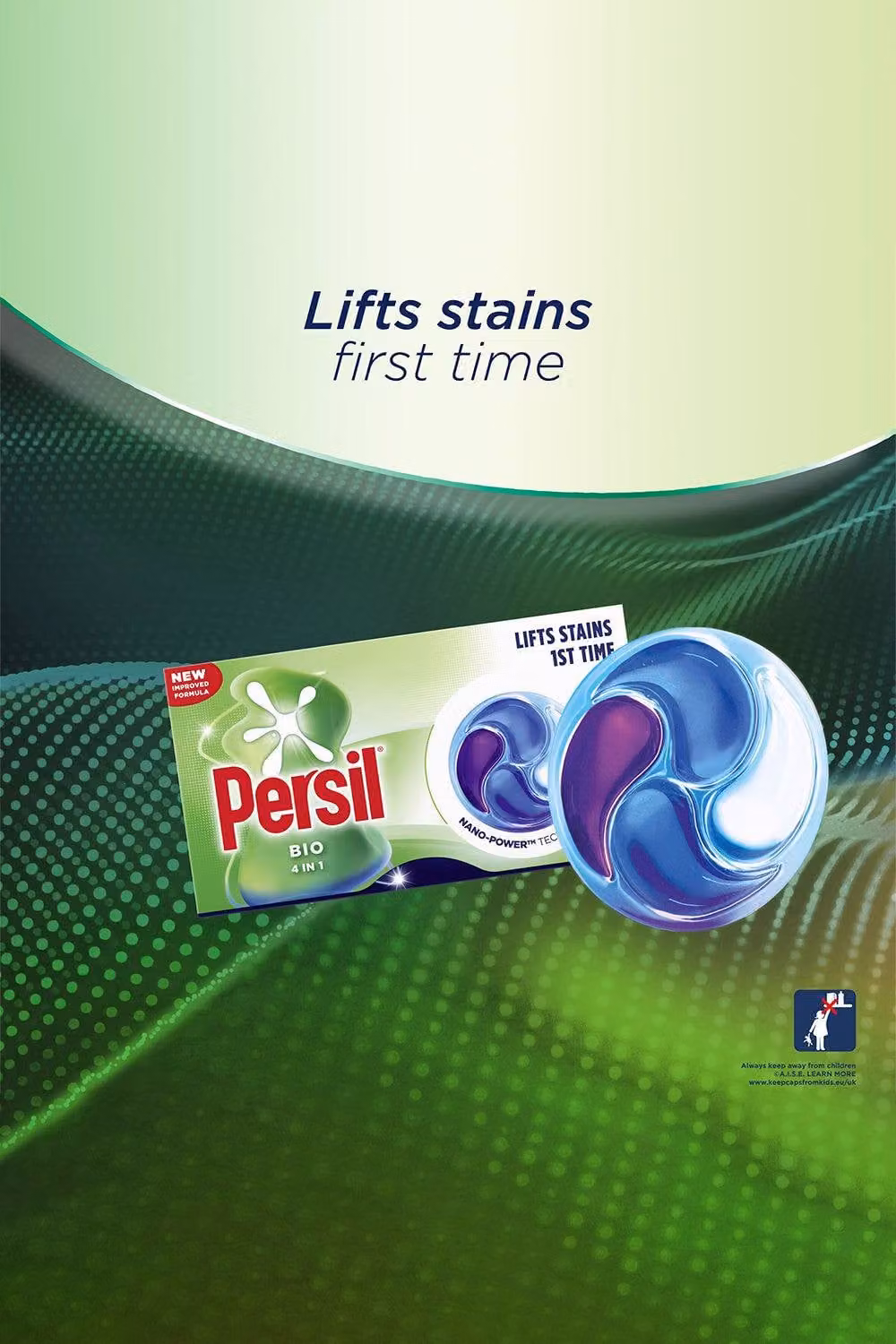 Persil Bio Laundry Capsules Fast Dissolving Washing Pods, 48 Washes, 4 Pack – 2