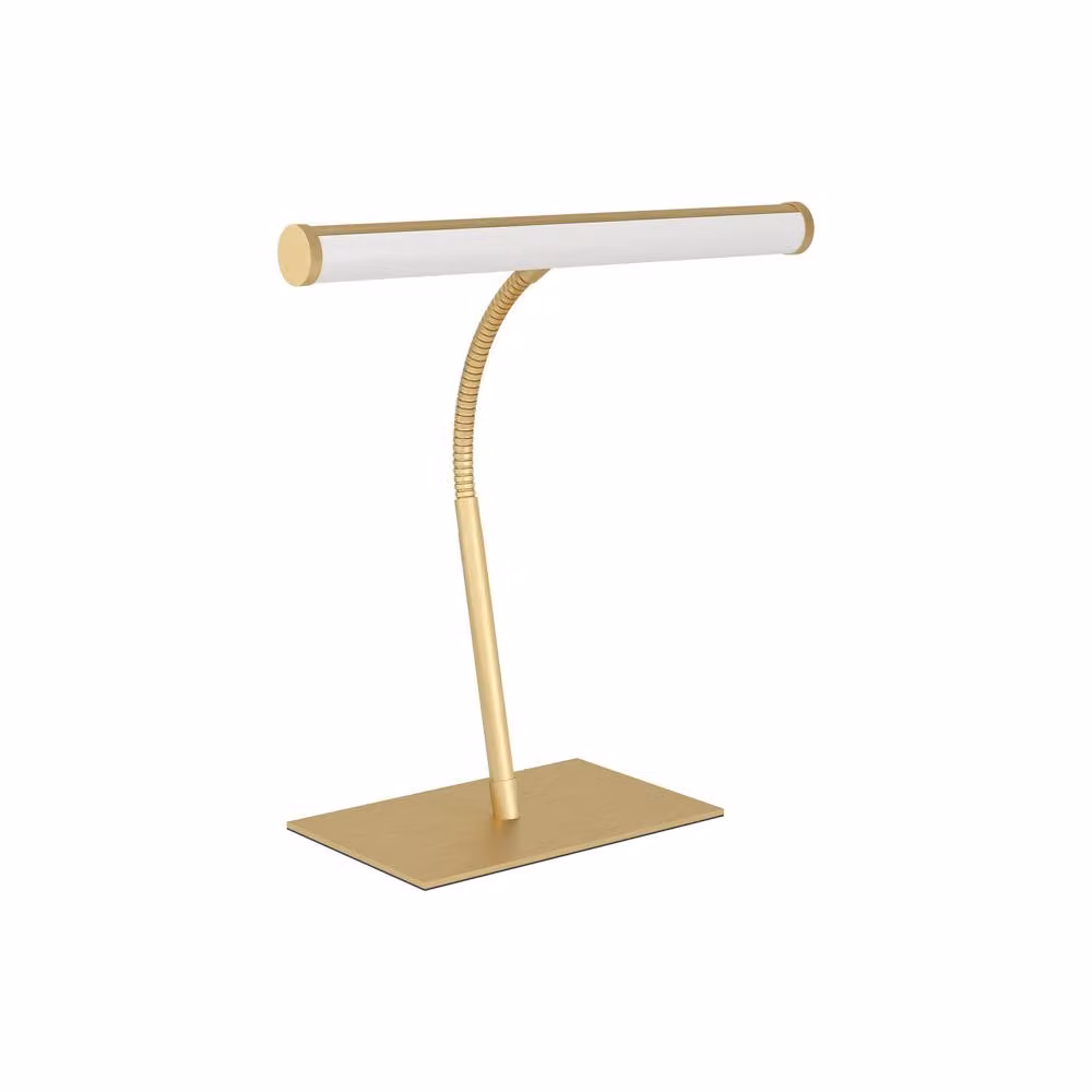 Eglo Riccione LED Desk Table Lamp, Gold/Brass, H 40 cm x W 30 cm x D 40 cm – 2
