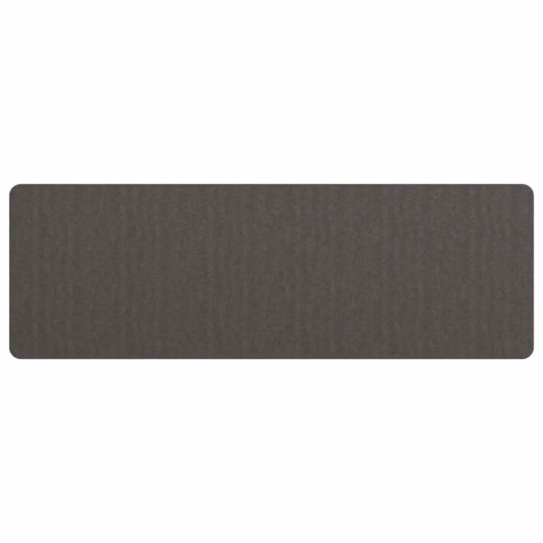 Berkfield Home Washable Round Carpet Runner in Anthracite and Black, Diameter: 60 cm