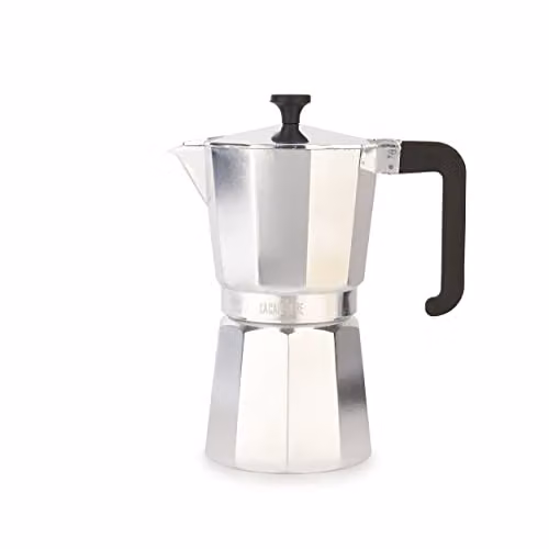 La Cafetiere Venice Aluminium Espresso Maker, 9 Cup, Silver – 1
